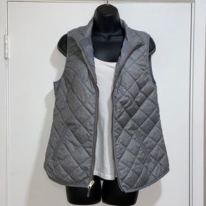 Old Navy Quilted Vest | Gray | M
